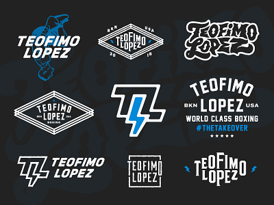 Teofimo Lopez art badge boxing branding handlettering illustration lettering logo logotype vector