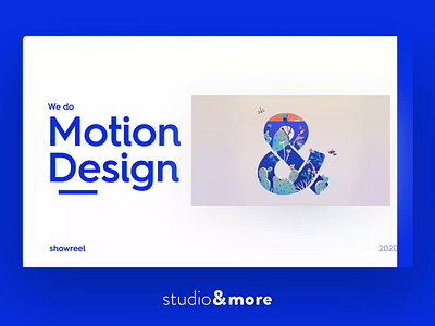 Showreel 2020 - Motion animation illustration logo motion showreel vector