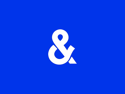Studio&more new logo 3d ampersand animation blue branding grid lettering logo logotype monochrome motion reveal