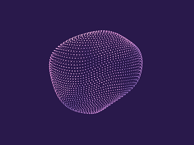 Cognigo's signature element 😍 animation blob brand identity branding data data protection design dots element inspiration motion purple render visualidentity website