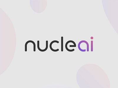 Nuclai design logo microscope nucleai save lives