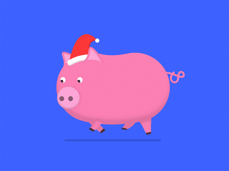 Pig deal! New year! 2019 animation branding design designer gif illustration motion motiondesign pig studionmore vector welovedesign