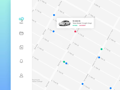 Autofleet app icons mobility motion ui ux