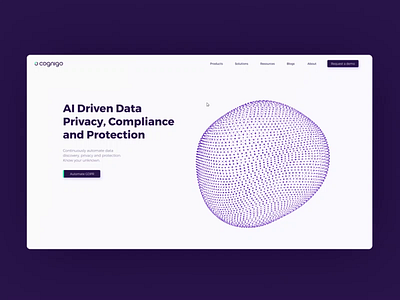 Cognigo website ai animation design motion ui ux uxui web website