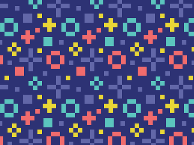 Parley Pattern app branding logo pattern pixel pixel art pixel perfect purple quadrichromy