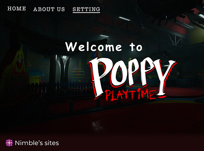 Poppy Playtime Website 3d animation branding design graphic design illustration logo motion graphics ui