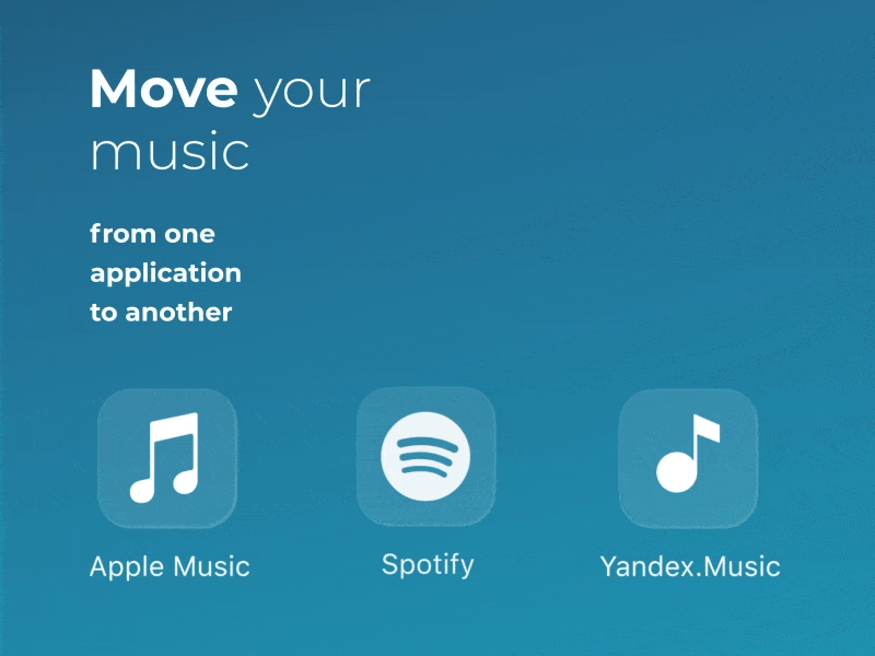 Transfer your music data