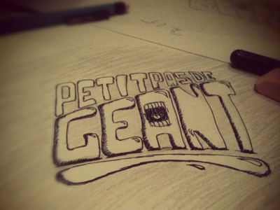 Sketch Petit Pas De Geant 400x300 grease logo rough sketch