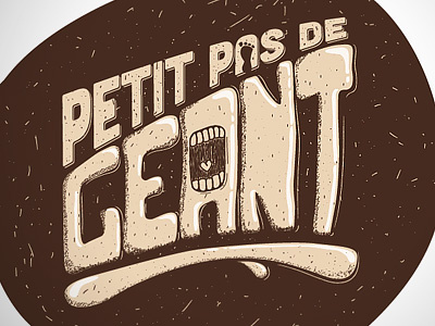 Petit pas de géant - Logo fantastic grease hand logo monster