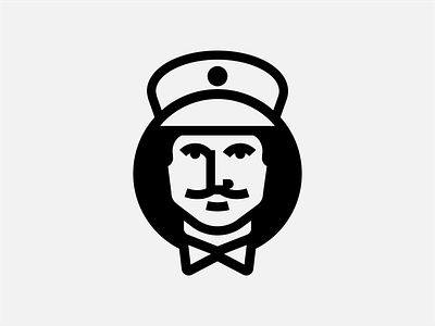 Mailman Logo Proposal face facelogo icon logo logotype mailman man mark symbol