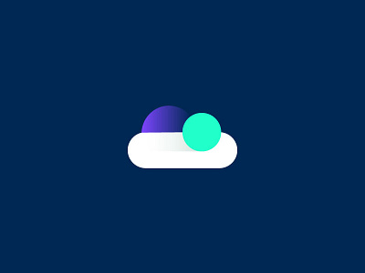 Cloud cloud color dailylogochallenge design gradient icon illustration logo logotype mark