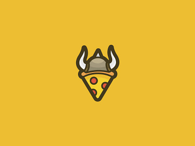 Pizza, Vikings and chill. color design graphic icon illustration logotype mark pizza viking