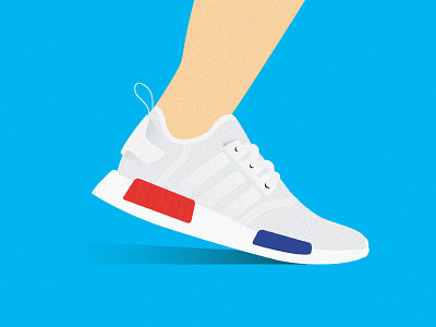 Adidas NMD's adidas design flat illustration nmd shoes tenis vector