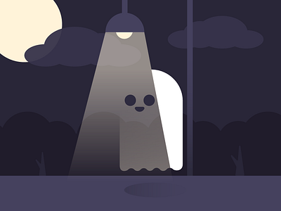 Ghost character design flat ghost halloween illustration illustrator vector