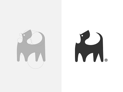 Dog Icon dog dog icon dog logo dog symbol icon logo negative space symbol vector