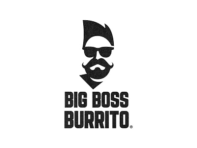 Big Boss Burrito illustration mark vector
