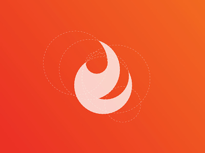 Fireball (Sold) fire fireball flame grid icon logo ratio symbol