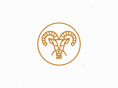 Goat Logo animal animal character brand design goat icon identity logo mark seal symbol
