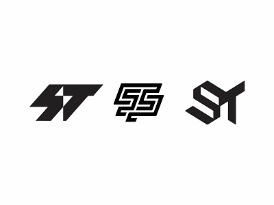 S+T Logo bolt brand branding design icon line logo monogram s logo st logo stairs symbol t logo thunder