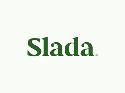 Slada design icon lettering logo logotype mark serif symbol wordmark