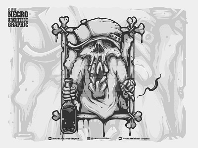 Crossfaded Skull art character graphic graphic design illustration skull vector