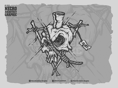 Dreamcatcher Skull art character graphic illustration skull vector