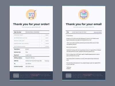 Email Template Design for Auto Reply Form