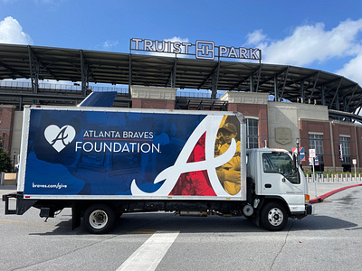 Atlanta Braves Foundation Truck Wrap