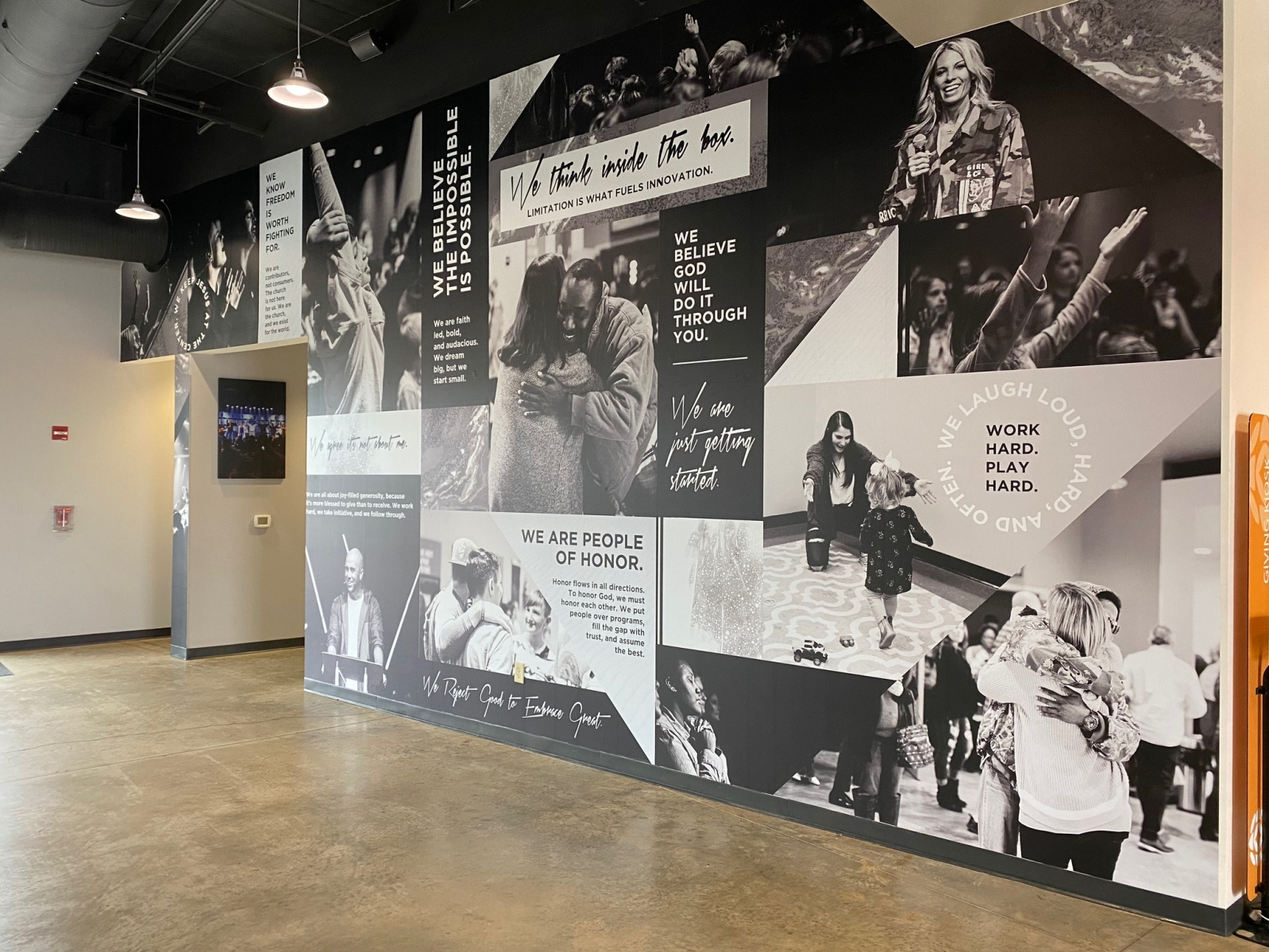 Lobby Wall Mural by One11 Printing & Graphics on Dribbble