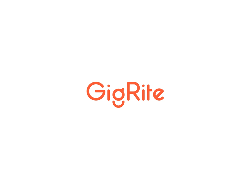 GigRite Brand animation design icon