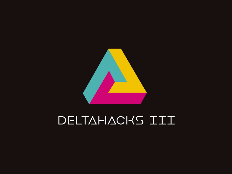 Deltahacks Logo Animation animation branding design