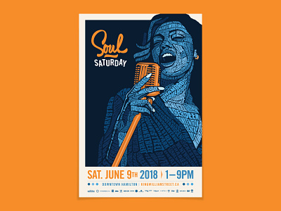 Soul Saturday Poster festival poster soul typography