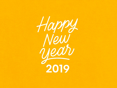 Happy New Year! animation design illustration lettering typography