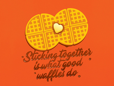 Happy Valentines Day design illustration simpsons valentines day waffle