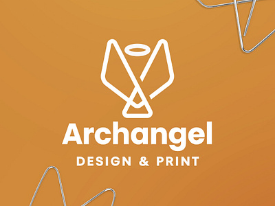 Archangel Logo branding business card design logo print