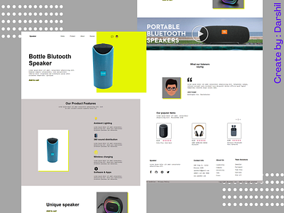 Speaker Website Design