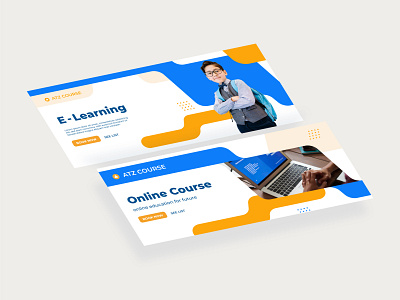 Banner Design | Online Course Design banner branding course cover design cover header design graphic design header social media ui ui design