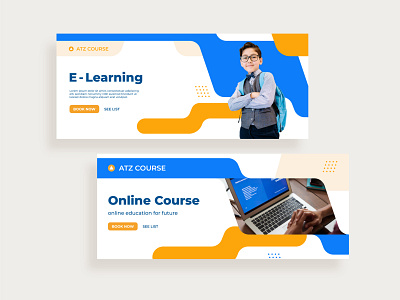 Banner Design | Online Course Design banner branding design graphic design social media social media desig