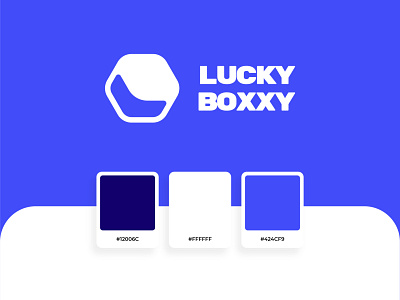 LUCKY BOXXY LOGO | Color Palette color design color palette graphic design logo logo color logo design logo type