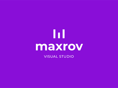 maxrov logo | visual studio design logo graphic design logo logo design logo designer logo visual
