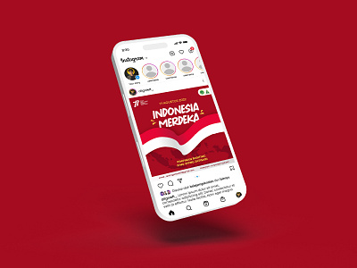 Social Media Feed Design | Indonesia Merdeka