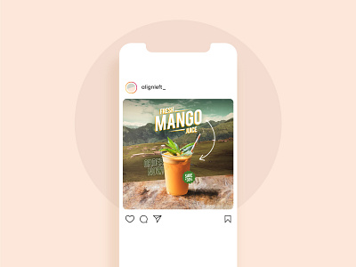 Social Media Design | Drink branding design feed feeds graphic design instagram instagram design social media