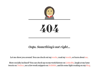 404 404 humor illustration typography web design
