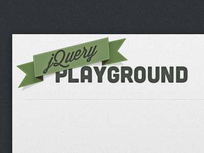 jQuery Playground experiment jquery playground web ui