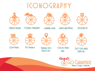 Go Caraverse - Iconography brand identity branding design graphic design iconography