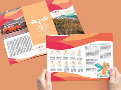 GO CARAVERSE- BROCHURE brand identity branding brochure design graphic design