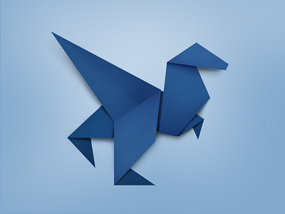 DocRaptor Logo branding identity logo origami