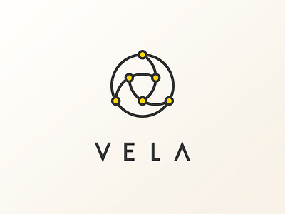 Vela branding identity logo