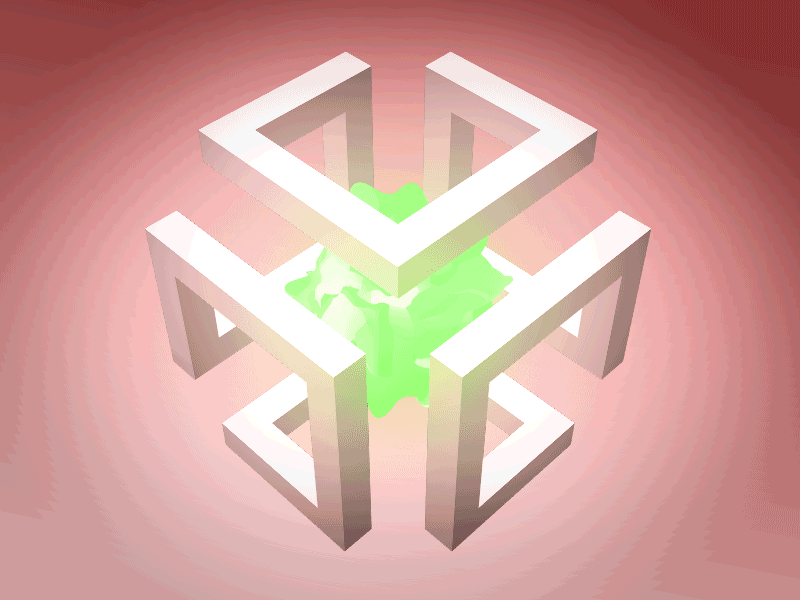 Cubed Abstraction abstract after effects animation cube distortion element 3d loop rotating sphere