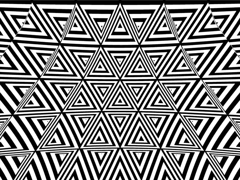 Stretched Steps after effects black and white blender design lines optical illusion trippy